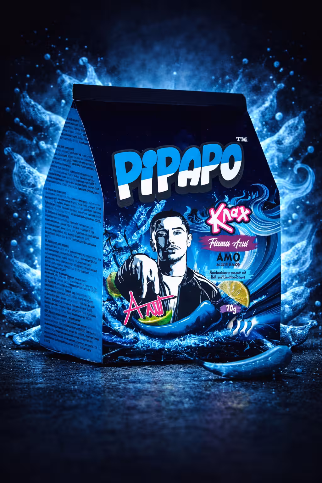 PIPAPO - AMO Knax Chips - Flama Roja - 70g