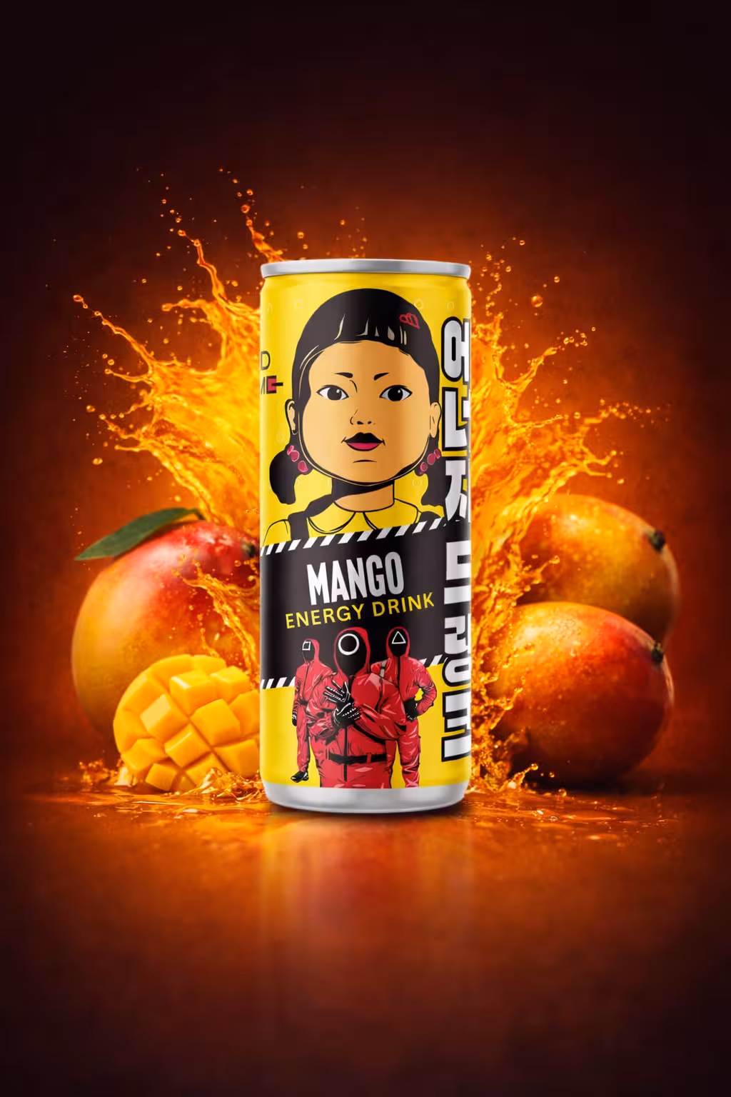 Squid Game - Mango Energydrink - 250ml