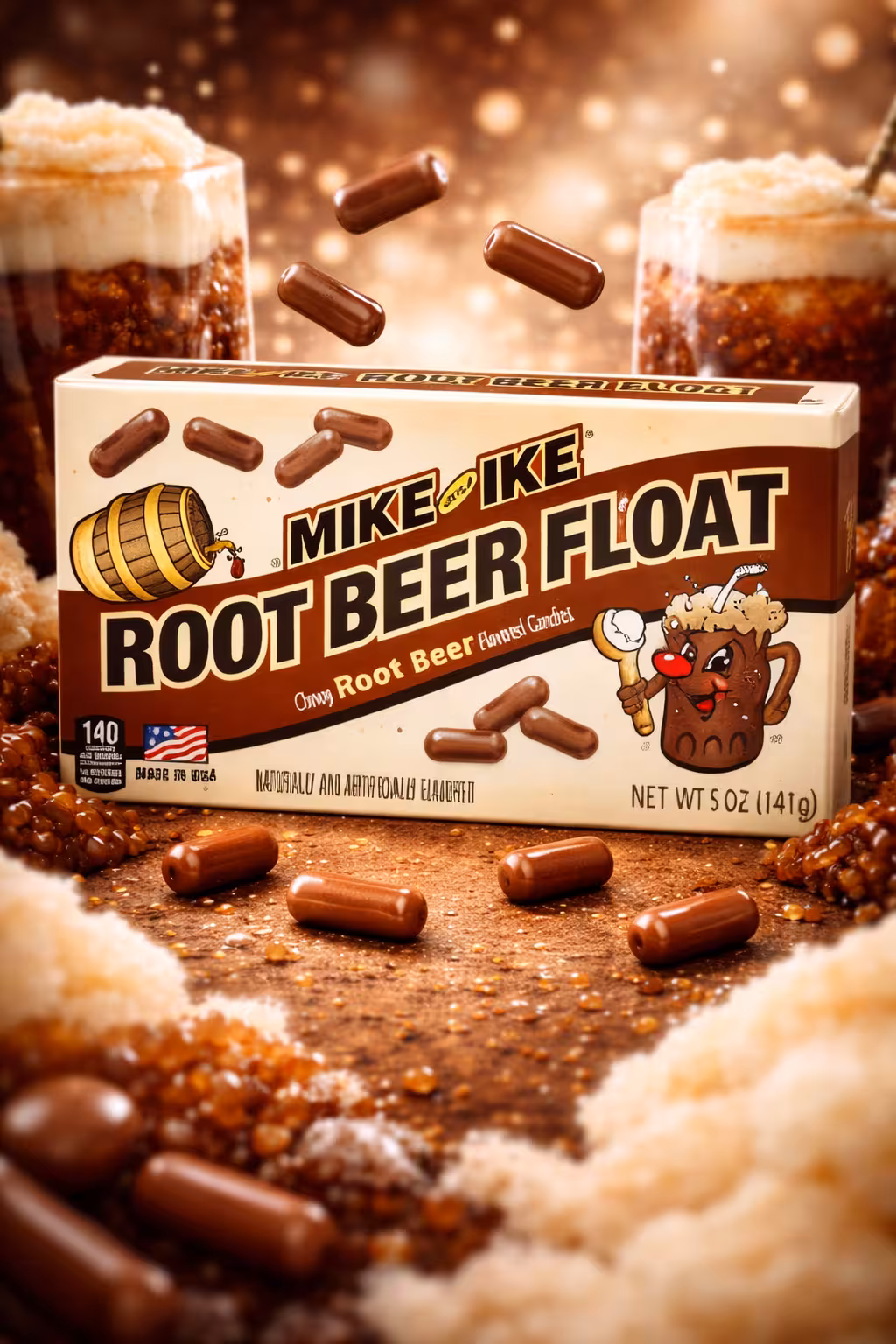 Mike & Ike - Root Beer Float - 141g