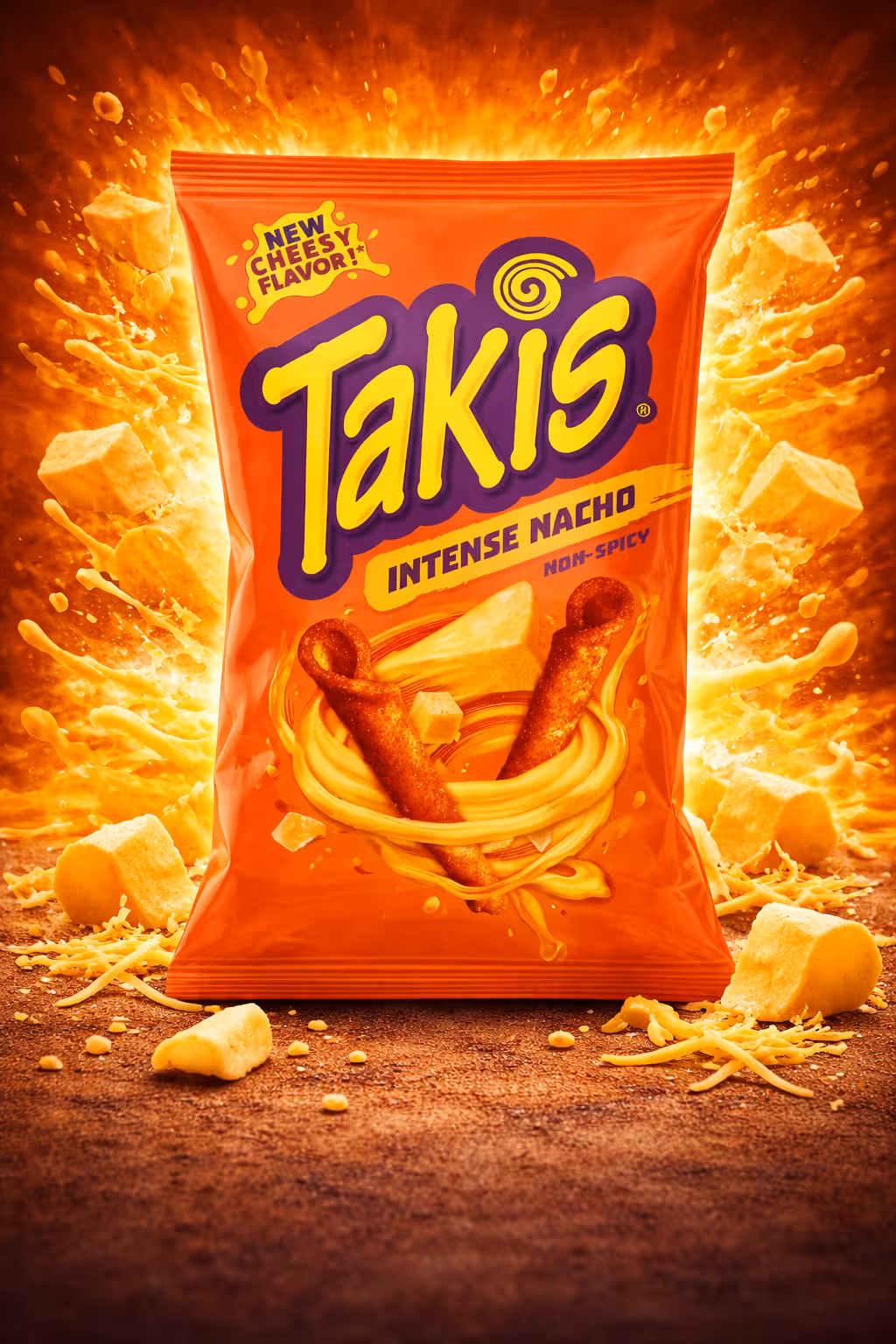 Takis Chips - Intense Nacho - 100g
