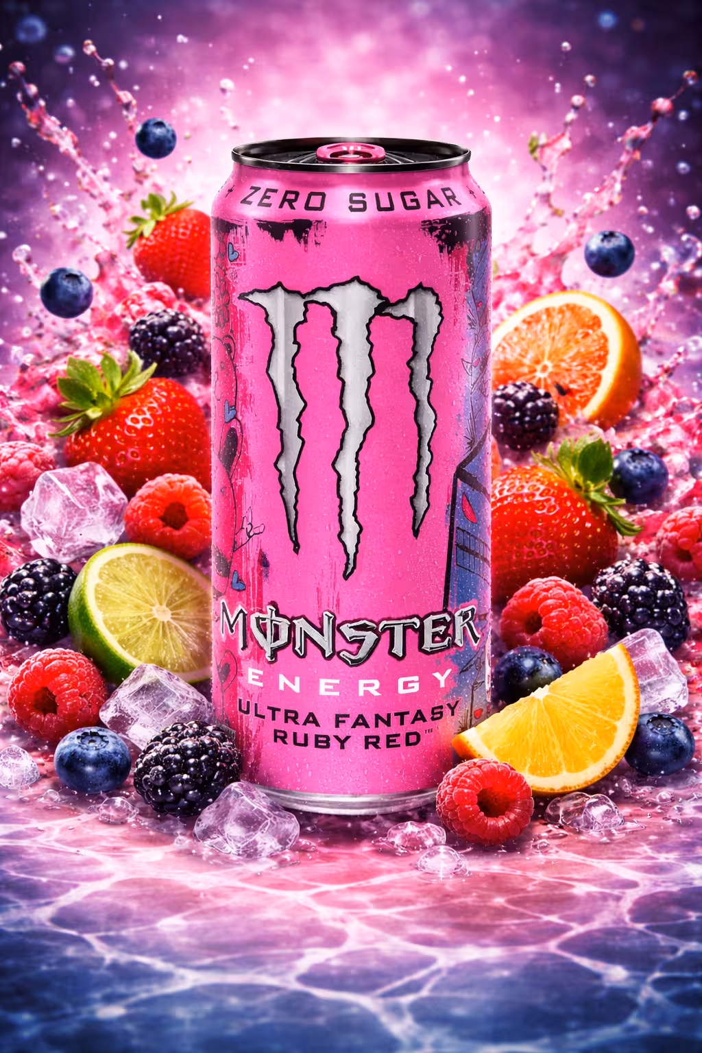 Monster Energy - Ultra Fantasy Ruby Red - 473ml