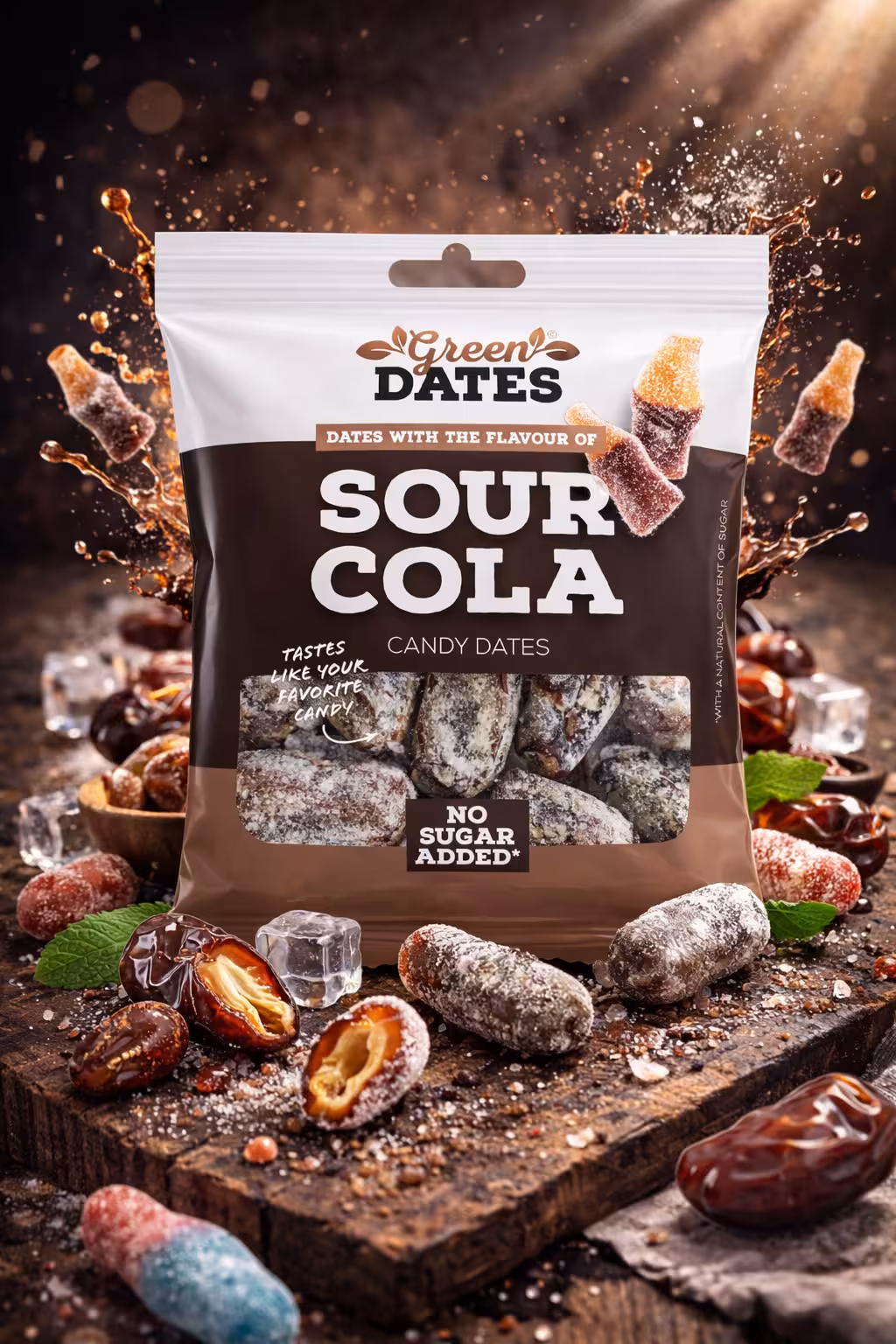 Green Dates - Sour Cola - 90g