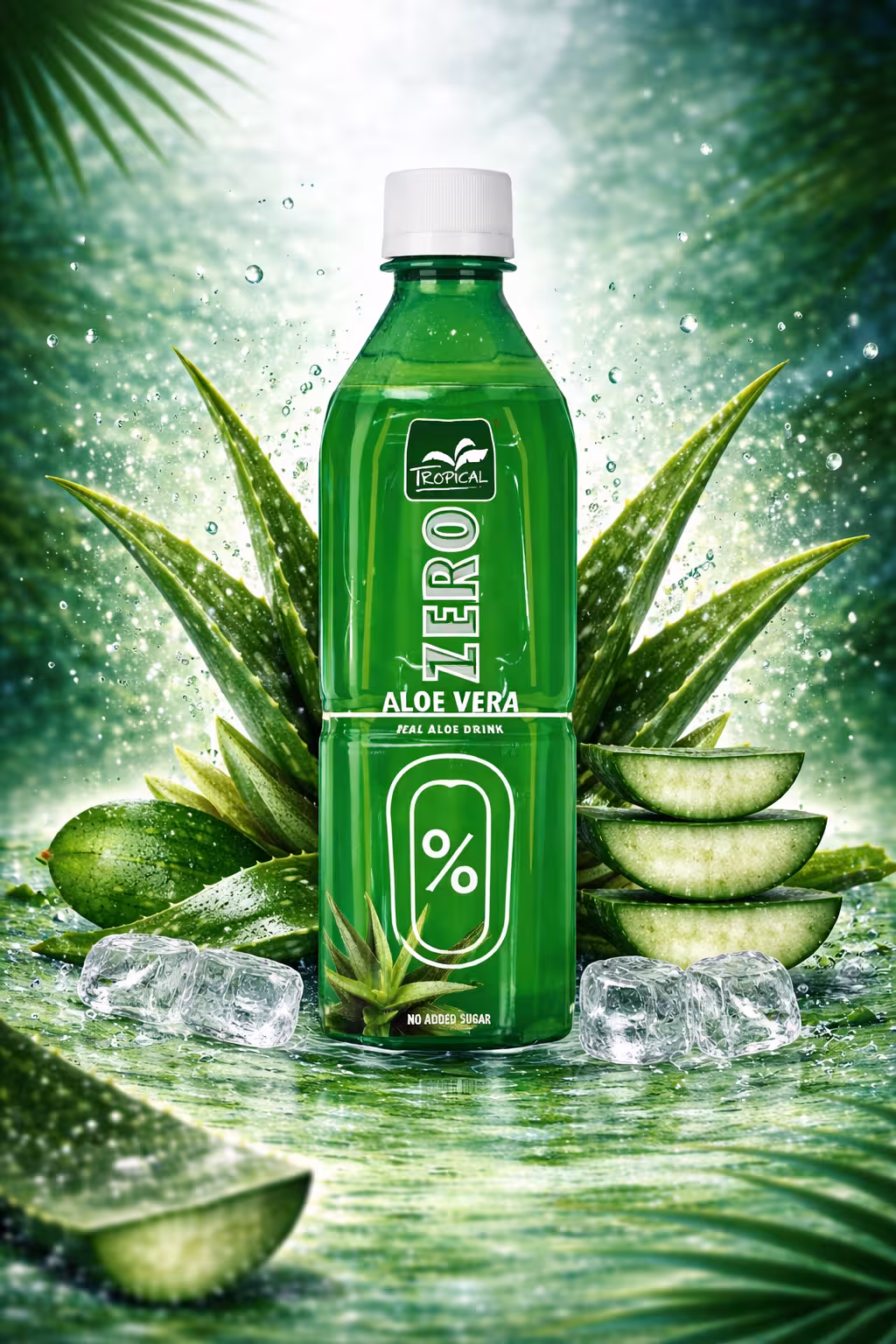 Tropical Aloe Vera Drink - Naturel Zero - 500ml
