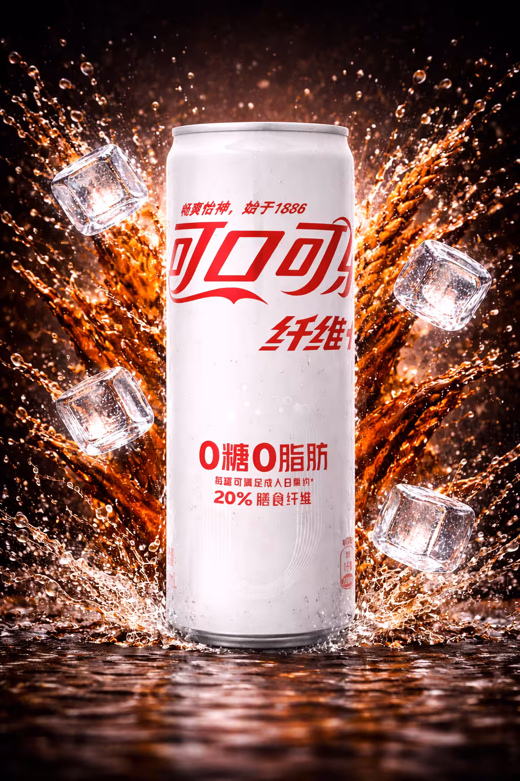 Coca Cola - Fiber Plus - Sugar Free - 330ml