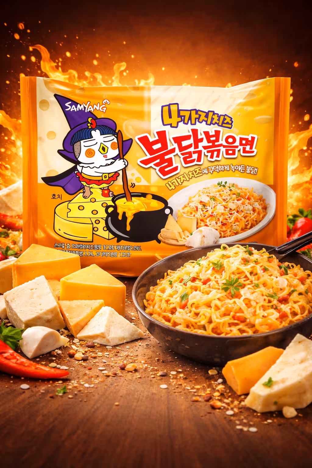 Samyang - Buldak Quattro Cheese - 145g