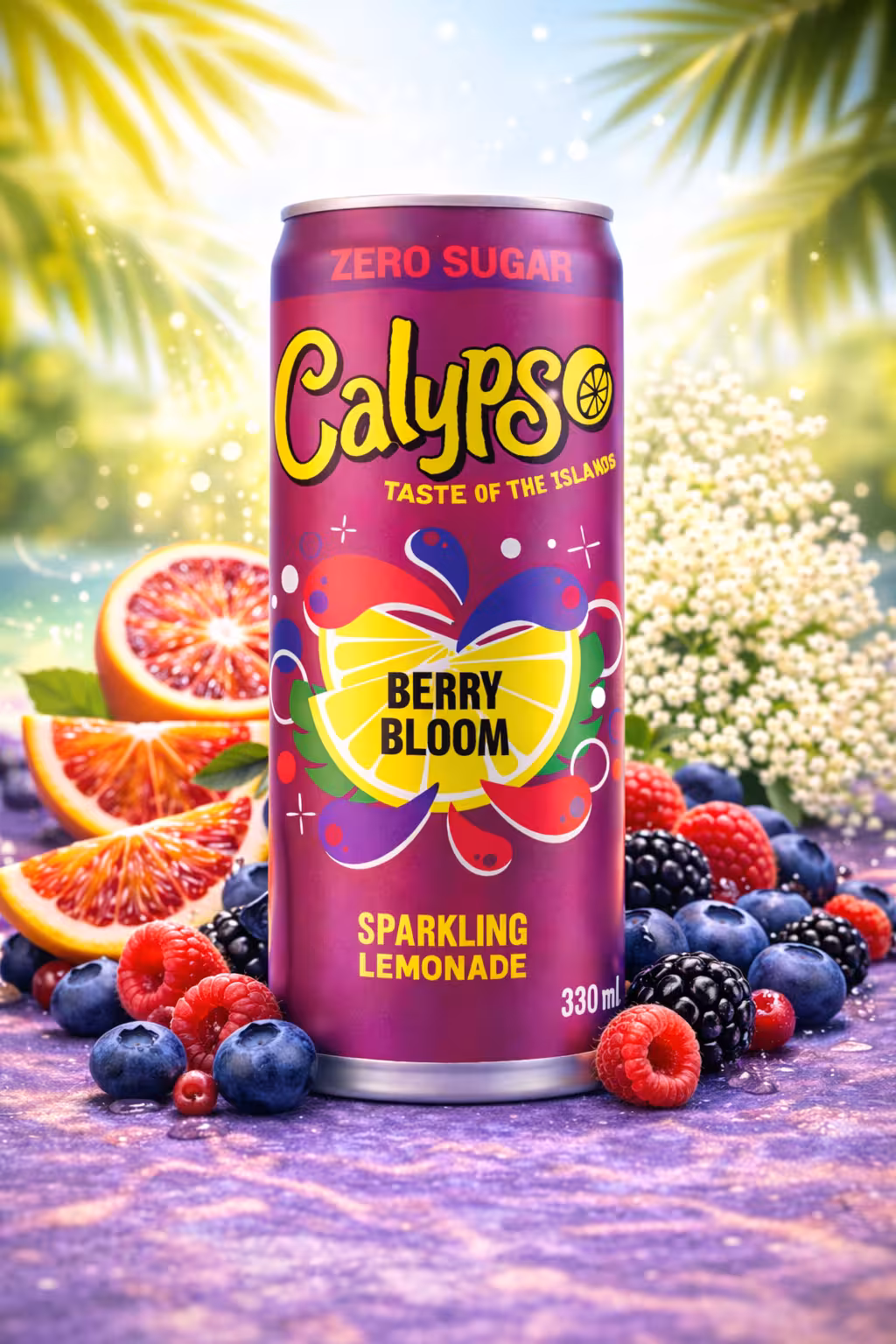 Calypso - Berry Bloom Zero Sugar - 330ml