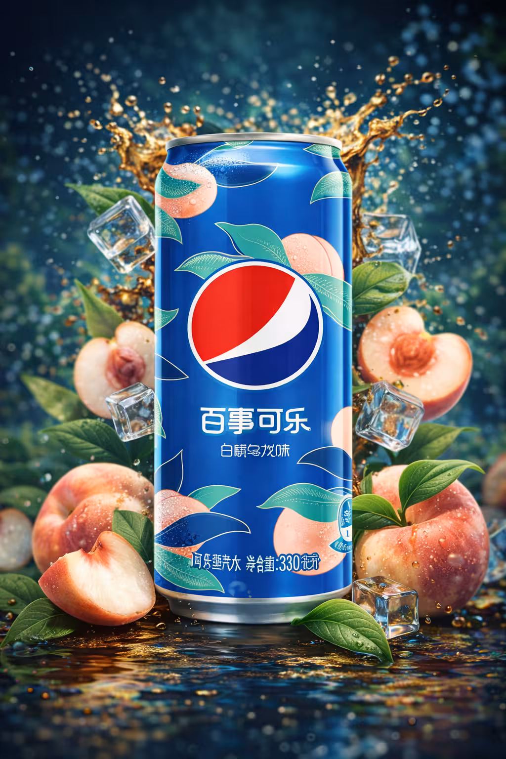Pepsi - Peach Oolong - 330ml