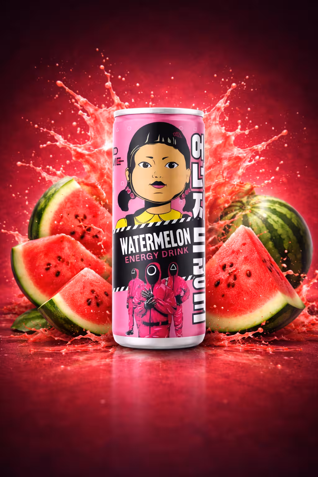 Squid Game - Watermelon Energydrink - 250ml