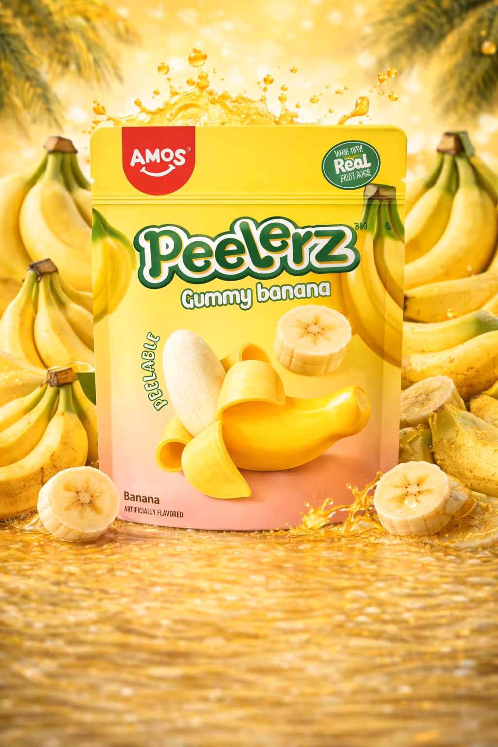 Amos - Gummy Banana Peelerz - 65g